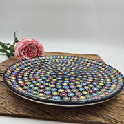 Patera ceramiczna Słoneczko piękna kaszubska ceramika ręcznie zdobiona Arbata