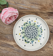 Talerz ceramiczny Ola obiadowy Łąka kaszubska ceramika ręcznie zdobiona Arbata