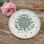 Talerz ceramiczny Ola obiadowy Łąka kaszubska ceramika ręcznie zdobiona Arbata