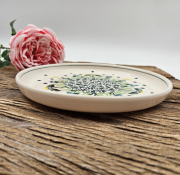 Talerz ceramiczny Ola obiadowy Łąka kaszubska ceramika ręcznie zdobiona Arbata