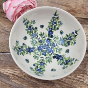 Miska ceramiczna Jagody kaszubska ceramika ręcznie zdobiona Arbata