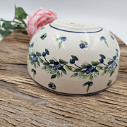 Miska ceramiczna Jagody kaszubska ceramika ręcznie zdobiona Arbata