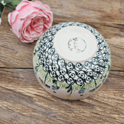 Miska ceramiczna Łąka kaszubska ceramika ręcznie zdobiona Arbata