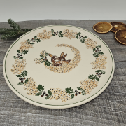 Patera ceramiczna UNIKAT Sarenki kaszubska ceramika ręcznie malowana Arbata