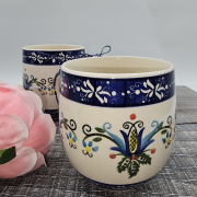 Kubek ceramiczny MAX KASZUBEK piękna kaszubska ceramika ręcznie zdobiony Arbata