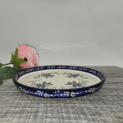 Talerz ceramiczny obiadowy Ola KASZUBEK kaszubska ceramika ręcznie zdobiona Arbata