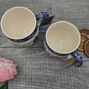 Kubek ceramiczny Bell KASZUBEK kaszubska ceramika ręcznie zdobiony Arbata