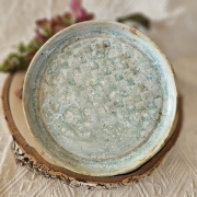 Talerzyk ceramiczny na czosnek/lub co chcesz piękny kolor ręcznie toczony