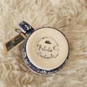 Kubek ceramiczny kaszubski Bell KASZUBEK kaszubska ceramika ręcznie zdobiony Arbata