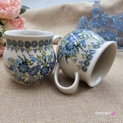 Kubek ceramiczny ręcznie malowany Bell Kolekcja FINEZJA Tułowice 350 ml piękny kubek ze zdobieniem ręcznie malowany motyw kwiatowy kubek