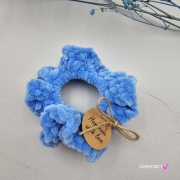 GUMKA do włosów na szydełku rękodzieło SCRUNCHIE szydełkowa gumka do włosów kolorowa