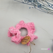 GUMKA do włosów na szydełku rękodzieło SCRUNCHIE szydełkowa gumka do włosów kolorowa