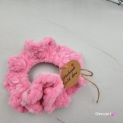 GUMKA do włosów na szydełku rękodzieło SCRUNCHIE szydełkowa gumka do włosów kolorowa