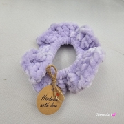 GUMKA do włosów na szydełku rękodzieło SCRUNCHIE szydełkowa gumka do włosów kolorowa