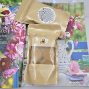 Tealighty wosk pszczeli pogrzewacz tealight z wosku pszczelego naturalna świeca z 100 % wosku pszczelego 3,5 h palenia tealight wosk pszczeli naturalny bez chemii pachnące miodkiem naturalne świeczki 6 szt. opakowanie koperta z okienkiem