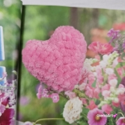 Serduszko jasnoróżowe na szydełku wykonane na szydełku śliczne malutkie serce różowe szydełko