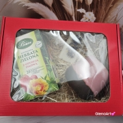 Dzień Kobiet prezent na DZIEŃ KOBIET 8 marca dla dziewczyny żony prezent dla ukochanej box prezentowy na dzień Kobiet kubek ceramiczny ręcznie robiony i herbata biofix na wiosenne wieczory i zawieszka florencka pachnąca sojowa z suszkami