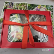 Dzień Kobiet prezent na DZIEŃ KOBIET 8 marca dla dziewczyny żony prezent dla ukochanej box prezentowy na dzień Kobiet kubek ceramiczny ręcznie robiony i herbata biofix na wiosenne wieczory i zawieszka florencka pachnąca sojowa z suszkami