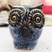 Kubek czeski błękitna chmurka ceramiczny Glena Art beczułka jasnoniebieska kubek z uszkiem do kawy herbaty ulubiony kubek ceramiczny ceramika 250 ml