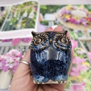 Kubek czeski błękitna chmurka ceramiczny Glena Art beczułka jasnoniebieska kubek z uszkiem do kawy herbaty ulubiony kubek ceramiczny ceramika 250 ml
