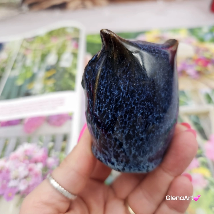 Kubek czeski błękitna chmurka ceramiczny Glena Art beczułka jasnoniebieska kubek z uszkiem do kawy herbaty ulubiony kubek ceramiczny ceramika 250 ml