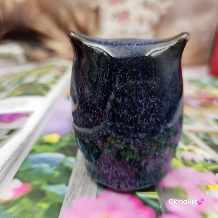 Kubek czeski błękitna chmurka ceramiczny Glena Art beczułka jasnoniebieska kubek z uszkiem do kawy herbaty ulubiony kubek ceramiczny ceramika 250 ml