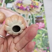 Dynia mała ceramiczna figurka dyni ręcznie robiona figurka na stół lub gdzie chcesz mini dynia dyńki mini na jesień