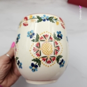 Kubek Max Beczułka kaszubski folkowy ceramiczny MAX WDZYDZE - 600 ml piękna kaszubska ceramika ręcznie zdobiony Arbata duży kubek 0,6 l dekoracja Wdzydze
