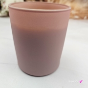 Świeca pszczela świeczka z wosku pszczelego wosk pszczeli w różowym szkle naturalna świeca z 100 % wosku pszczelego naturalny bez chemii pachnąca miodkiem i propolisem naturalna świeczka pszczela 200 g wosk