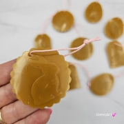 Zawieszka florencka ozdoba wielkanocna z wosku pszczelego 100 % naturalna na sznurku naturalnym zawieszka na gałązki wierzby lub brzózki wielkanocne zawieszka motyw wielkanocny wosk pszczeli zawieszka naturalna