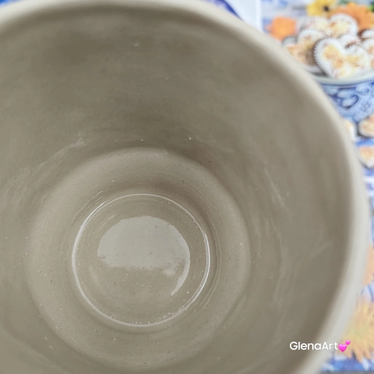 Kubek czarka ceramiczna z pieskiem Corgi ceramiczna Glena Art kubek bez uszka do kawy herbaty ulubiony kubek ceramiczny ceramika 200 ml pies Corgi corgim