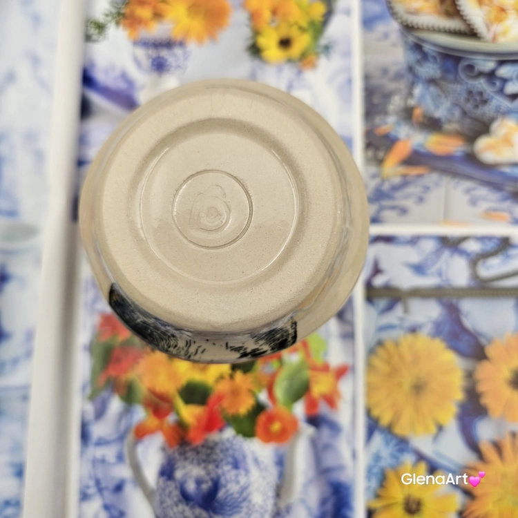 Kubek czarka ceramiczna z pieskiem Corgi ceramiczna Glena Art kubek bez uszka do kawy herbaty ulubiony kubek ceramiczny ceramika 200 ml pies Corgi corgim