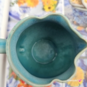 Kubek czeski beczułka w kolorze fioletowym jasnym ceramiczny Glena Art beczułka kubek z uszkiem do kawy herbaty ulubiony kubek ceramiczny ceramika 220 ml różowe/ fioletowe odcienie