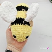 PSZCZOŁA na szydełku pszczółka żółta na szydełku rękodzieło na szydełku polskie pszczoła urocza na szydełku szydełkowa