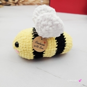 PSZCZOŁA na szydełku pszczółka żółta na szydełku rękodzieło na szydełku polskie pszczoła urocza na szydełku szydełkowa