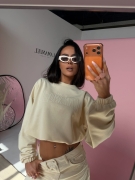 Bluza ADORA vanilla LA MANUEL One size cudowna bluza w pięknym waniliowym kolorze