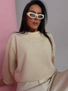 Bluza ADORA vanilla LA MANUEL One size cudowna bluza w pięknym waniliowym kolorze