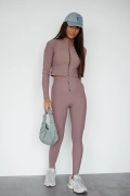 Komplet DUVE - Fango LaBalancia bluzka i legginsy świetny komplet legginsy + bluzka XS/S i M/L kolor brudny róż