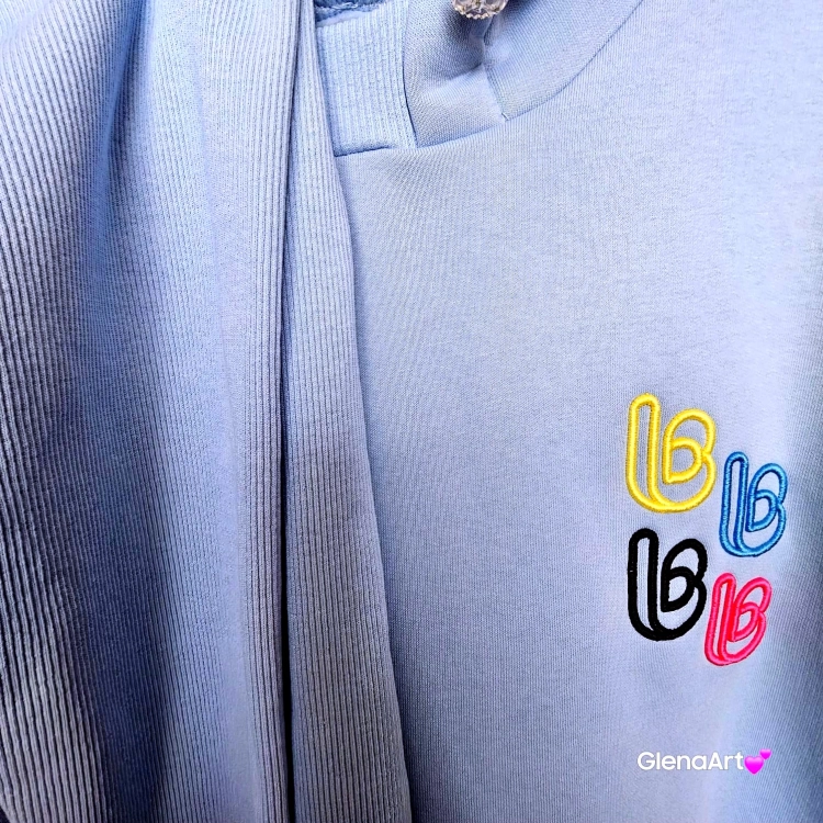 Komplet dresowy RARITY - błękitny LaBalancia XS/S bluza ovesize + legginsy w prążek wygodny komplet na co dzień bawełna kolor błękitny