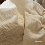 Bluzka BOHO – jasny beż XS koszulowa elegancka bluzka z bufkami i sznurkami