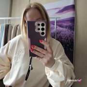 Bluza REMY Etro - rozmiar Uni, kolor Kokos La Balancia z bufkami na rękawach i troczkami do ściągania Uni rozmiar kolor kokos / masełko / śmietankowy