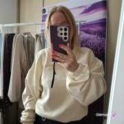 Bluza ADORA vanilla LA MANUEL One size cudowna bluza w pięknym waniliowym kolorze bluza beżowa idelana cudowna jakościowo