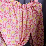 Bluzka Hiszpanka MIA - Pink limones LaBalancia cudny letni model cukierkowy Uni