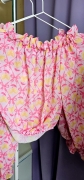 Bluzka Hiszpanka MIA - Pink limones LaBalancia cudny letni model cukierkowy Uni