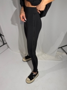 Legginsy MIND czarne S rozmiar LaManuel z lampasami