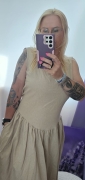 Sukienka lniana z odkrytymi plecami S i M piękna i elegancka DESERT ÉLÉGANCE – Linen Backless Maxi Dress