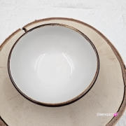 Miseczka ceramiczna rustykalna 0,3 l Still Rustic Krem Kera nakrapiana mała miseczka