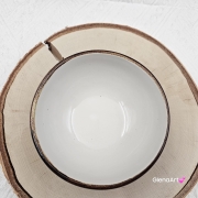Miseczka ceramiczna rustykalna 0,3 l Still Rustic Krem Kera nakrapiana mała miseczka