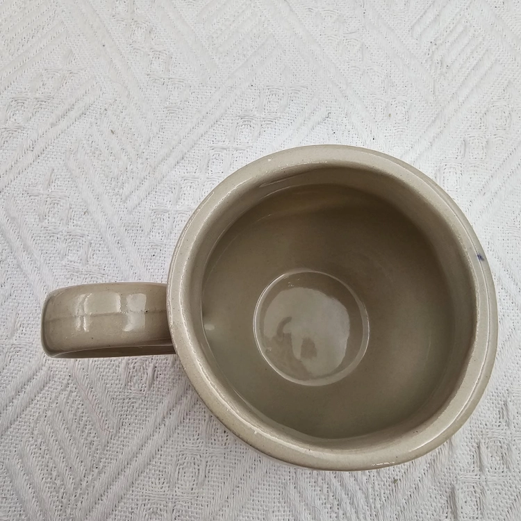 Kubek czeski jesienny z żołędziem nieidealny ceramiczny Glena Art beczułka kubek z uszkiem do kawy herbaty ulubiony kubek ceramiczny ceramika rękodzieło 250 ml żołądź