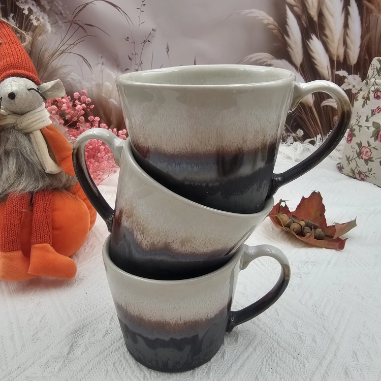 Kubek Hanny Dolomit Lawa Kera 280 ml pięknie się prezentuje Kera Ceramika solidny czekoladowy kubek